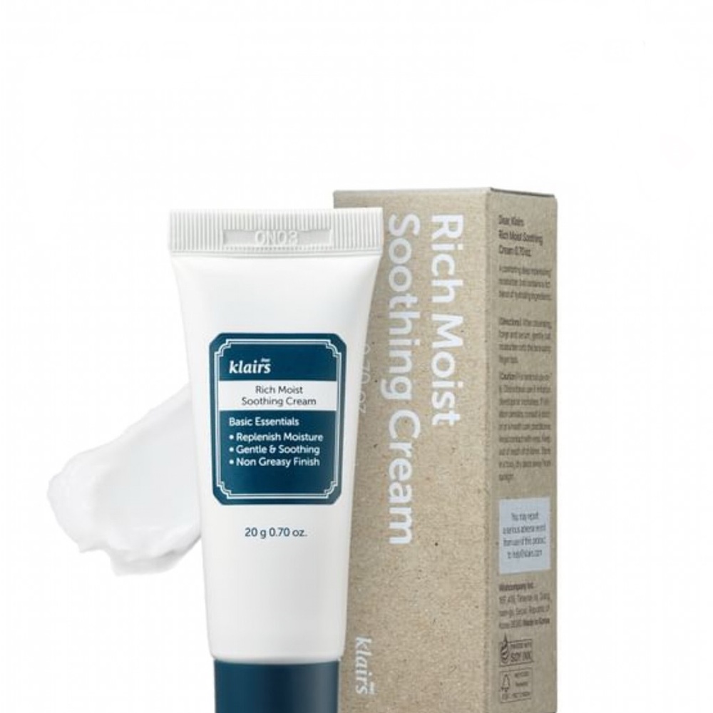 FREE w $50 order - Dear,Klairs Rich Moist Soothing Cream - Mini (Sealed&Unused)